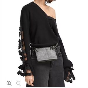 French Connection Caballo Floral Lace Sweater